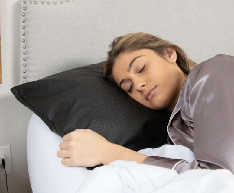 Woman.Sleeping.On.Pillow.Cover